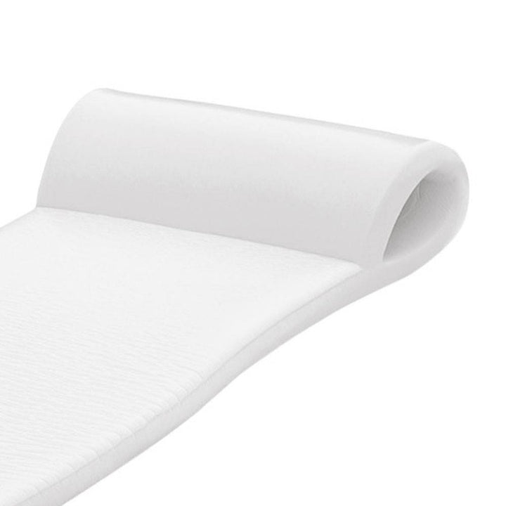 TRC Recreation Sunsation 1.75" Thick Foam Lounger Raft Pool Float, Green Leaf