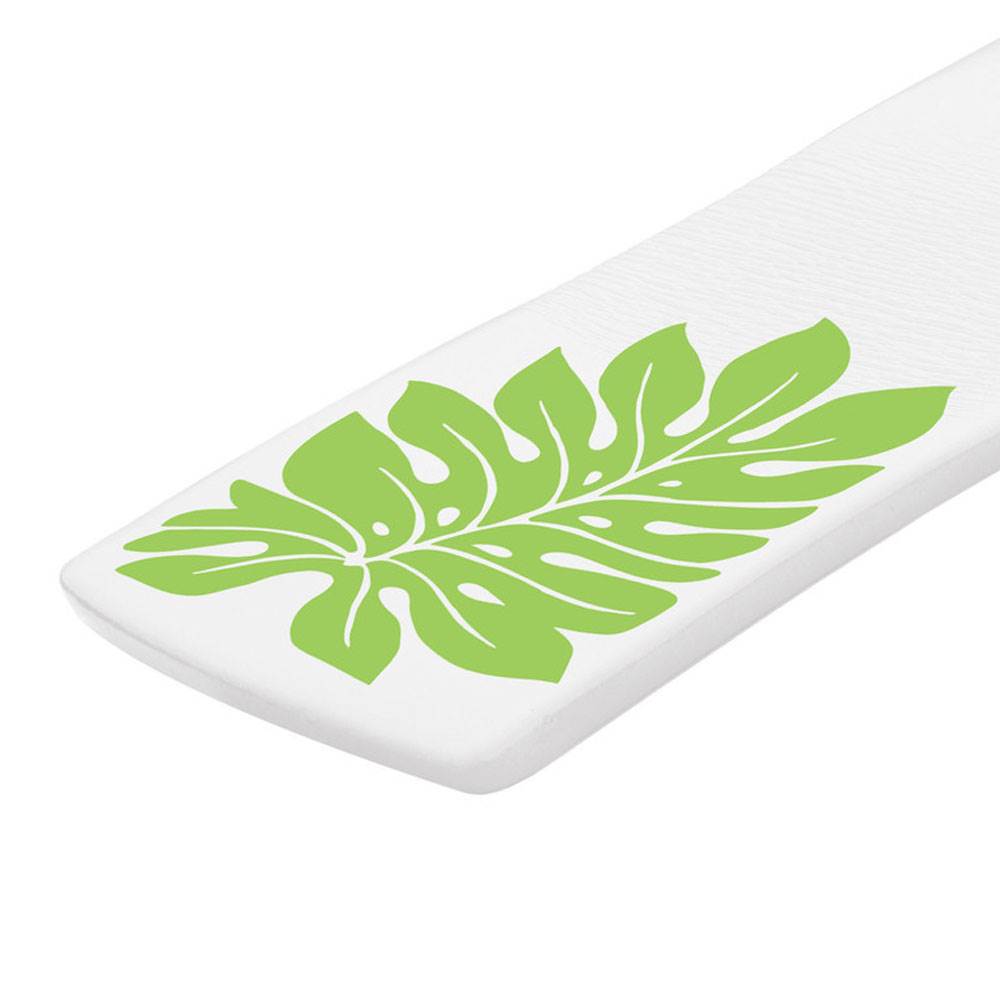 TRC Recreation Sunsation 1.75" Thick Foam Lounger Raft Pool Float, Green Leaf