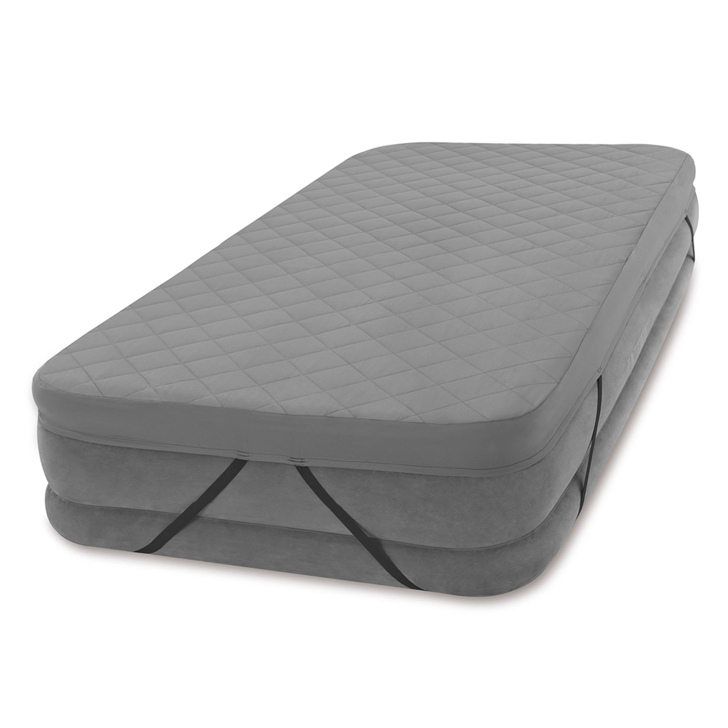 Intex Prime Comfort Elevated Airbed Mattress w/ Built-In Pump, Twin & Cover