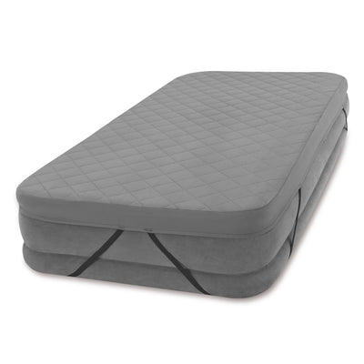 Intex Prime Comfort Elevated Airbed Mattress w/ Built-In Pump, Twin & Cover