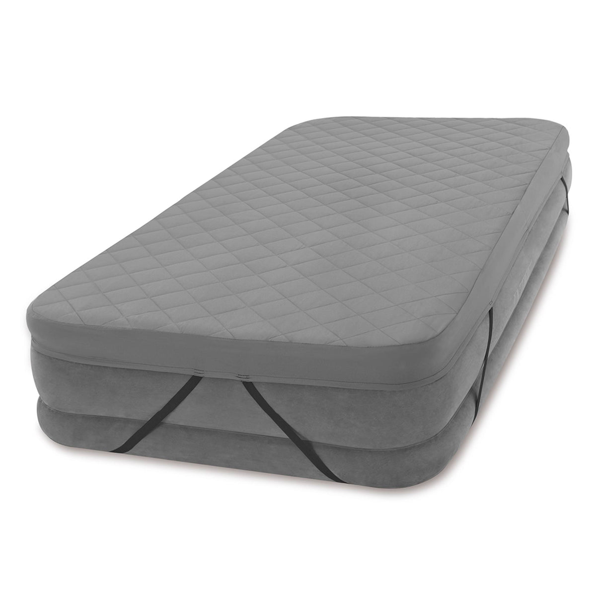 Intex Supreme Air Flow Raised Airbed Mattress with Pump, Twin & Fitted Cover