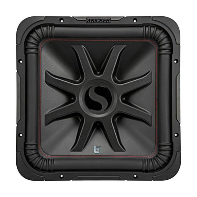 Kicker L7R 10 Inch 1000W Max Power 2 Ohm DVC Square Car Audio Subwoofer (2 Pack)