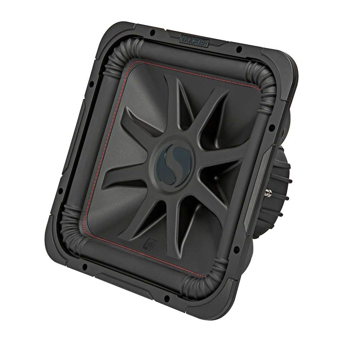 Kicker L7R 10 Inch 1000W Max Power 2 Ohm DVC Square Car Audio Subwoofer (2 Pack)