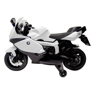 Best Ride On Cars 12V Kids Battery Ride On Toy BMW Motorcycle, White (For Parts)