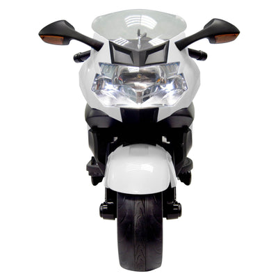Best Ride On Cars 12V Kids Battery Ride On Toy BMW Motorcycle, White (For Parts)