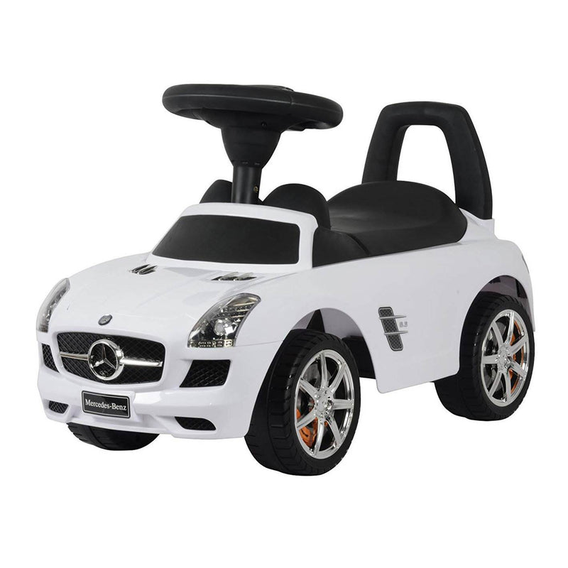 Best Ride On Cars Baby Ride On Riding Toy Push Car Mercedes, White (Used)