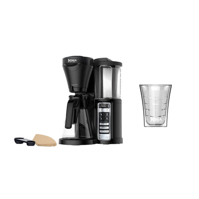 Ninja Auto-iQ One Touch Thermal Flavor Coffee Brewer Maker Pot + Insulated Cup