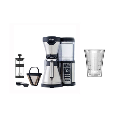 Ninja Auto iQ Coffee Bar Brewer System w/ Stainless Steel Carafe + Thermal Cup