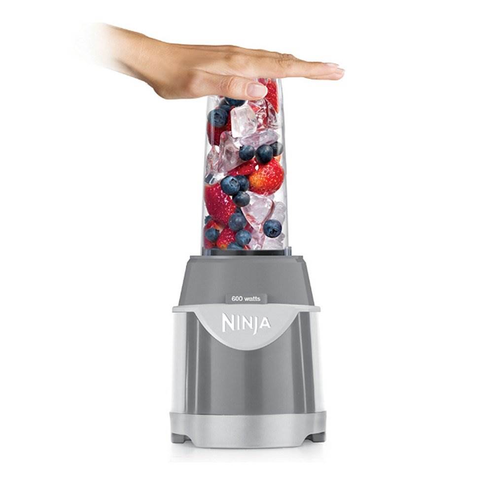 Ninja Professional Smoothie Mixer Single Serve Pulse Blender System w/ Cookbook
