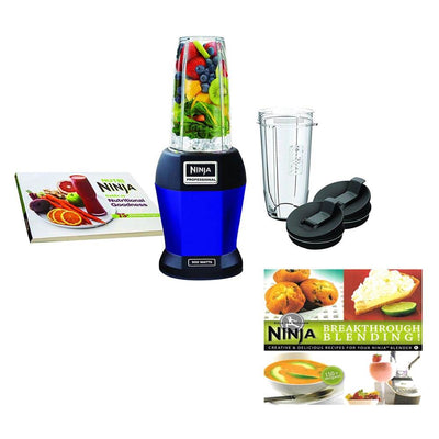 Nutri Ninja Professional Smoothie Blender with Nutri Ninja Cups and Cookbook