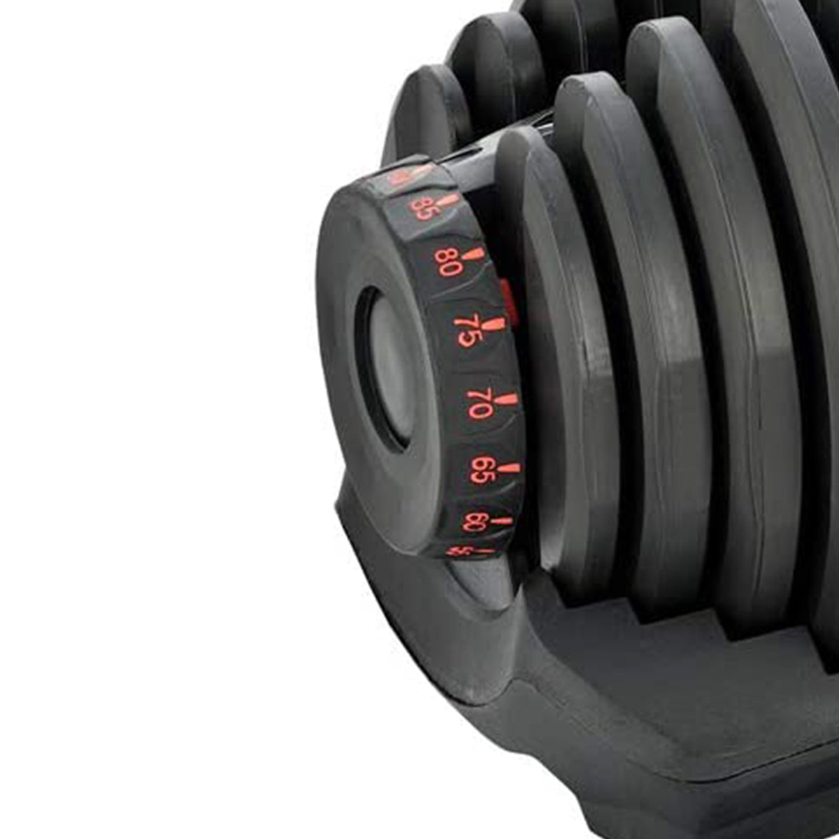 HolaHatha 10 TO 90 Pound Adjustable Dumbbell Home Gym Equipment (2 Pack)