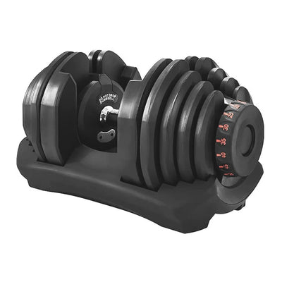 HolaHatha 10 TO 90 Pound Adjustable Dumbbell Home Gym Equipment (2 Pack)