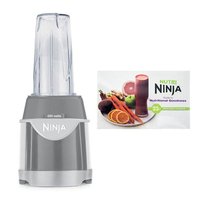 Ninja Professional 600W Single Serve Pulse Blender w/ 75 Recipe Healthy Cookbook