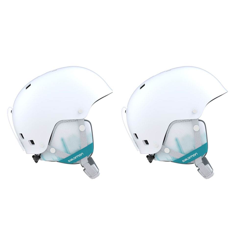 Salomon Venom Womens Size 53-56 Small Snow Ski Snowboard Helmet, White (2 Pack)