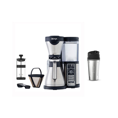 Ninja Auto iQ Coffee Maker Brewer System w/ Stainless Steel Thermal Carafe & Cup