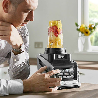 Ninja 1500 Watt 72 Ounce Auto-iQ Duo Blender & Cups with Recipe Guide