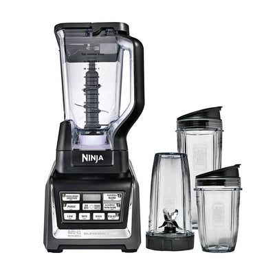 Ninja 1500 Watt 72 Ounce Auto-iQ Duo Blender & Cups with Recipe Guide