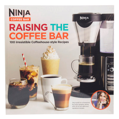 Ninja Coffee Bar Brewer with Carafe and Raising the Coffee Bar Recipe Book Guide