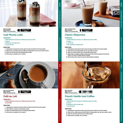 Ninja Coffee Bar Brewer with Carafe and Raising the Coffee Bar Recipe Book Guide