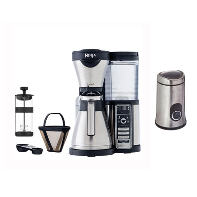 Ninja Auto iQ Coffee Maker Brewer with Stainless Steel Carafe & Bean Grinder