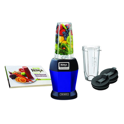 Nutri Ninja 900W Pro Smoothie Blender with Nutri Ninja Cups and 100 Recipe Book