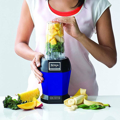 Nutri Ninja 900W Pro Smoothie Blender with Nutri Ninja Cups and 100 Recipe Book