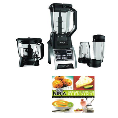 Ninja 1500W 72 Ounce Powerful Professional Kitchen Blender System with Cookbook
