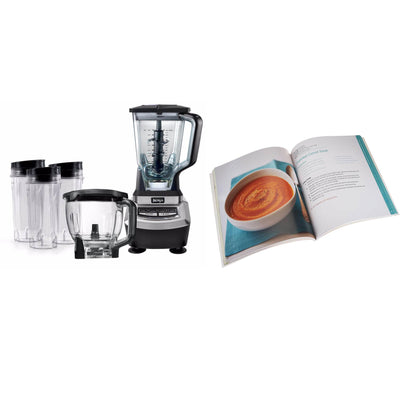 Ninja Ultra Kitchen 1200W Pro Performance Power Blender System & 100 Recipe Book