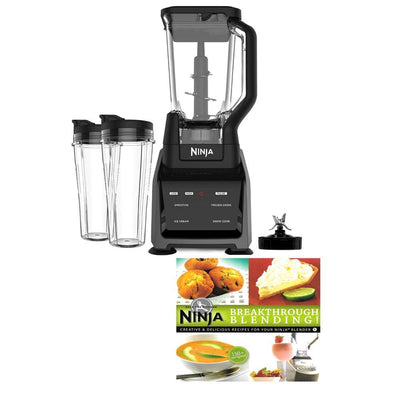 Ninja Intelli Sense Blender Duo 72 Ounce Kitchen System with Cookbook