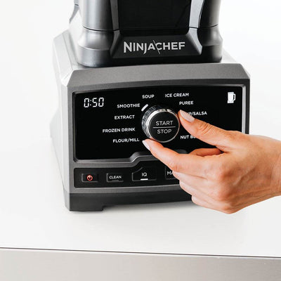 Ninja Chef Blender Mixer Processor Duo w/ Single Serve Cup w/ 100 Recipe Book
