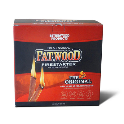 Betterwood 9910 Fatwood 10 Pound Firestarter & Natural Pine 5 Pound Firestarter