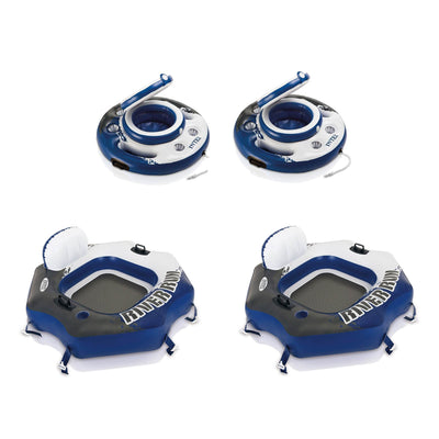 Intex Mega Chill Inflatable Beverage Coolers & River Run Lounge Inflatable Tubes