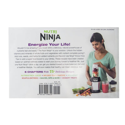 Ninja Chef 1500W Blender Duo with Single Serve Cup and Nutritional Cook Book