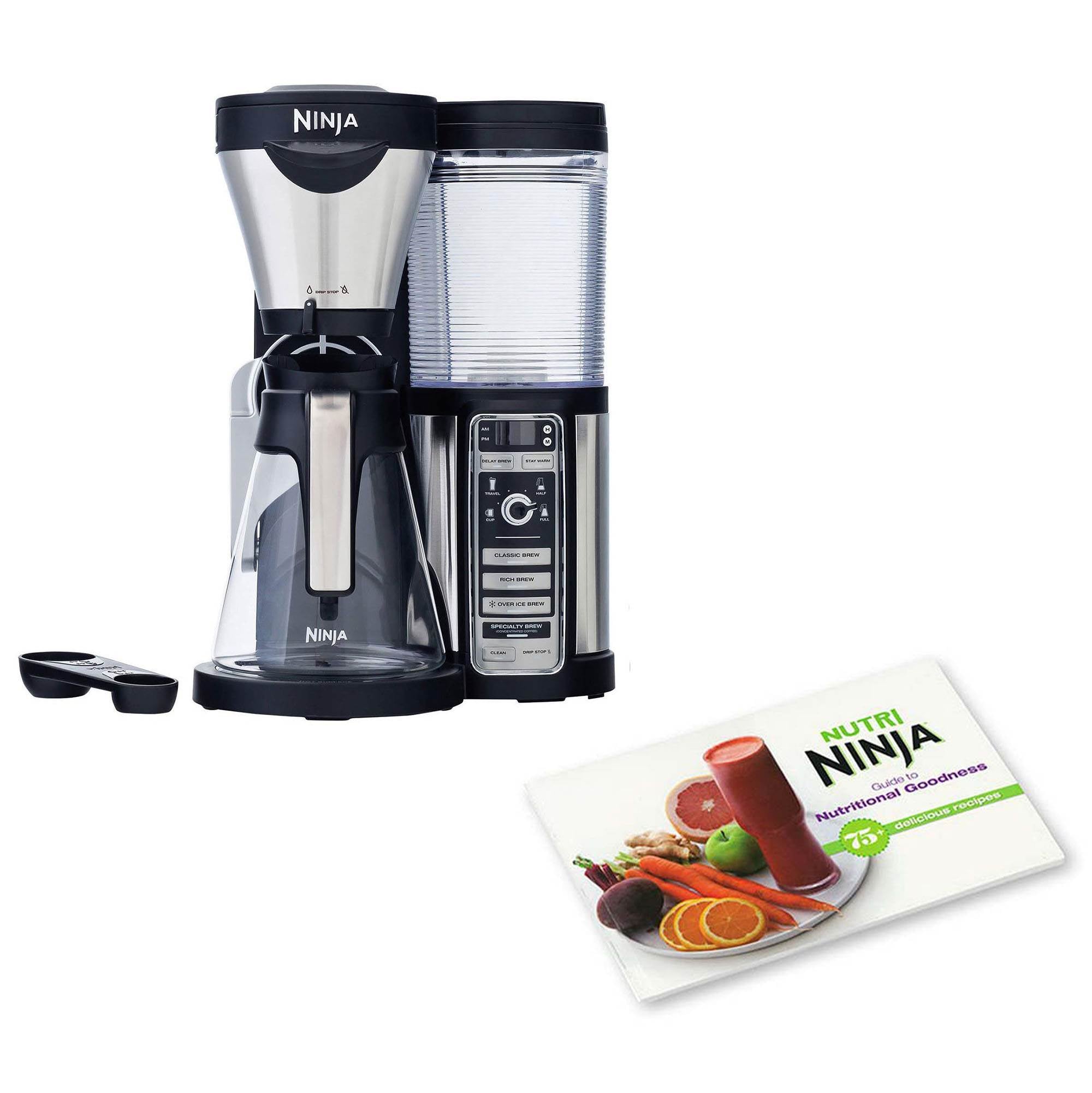 Ninja Coffee Bar Auto-IQ Brewer with Carafe & Nutritional Goodness Cook Book