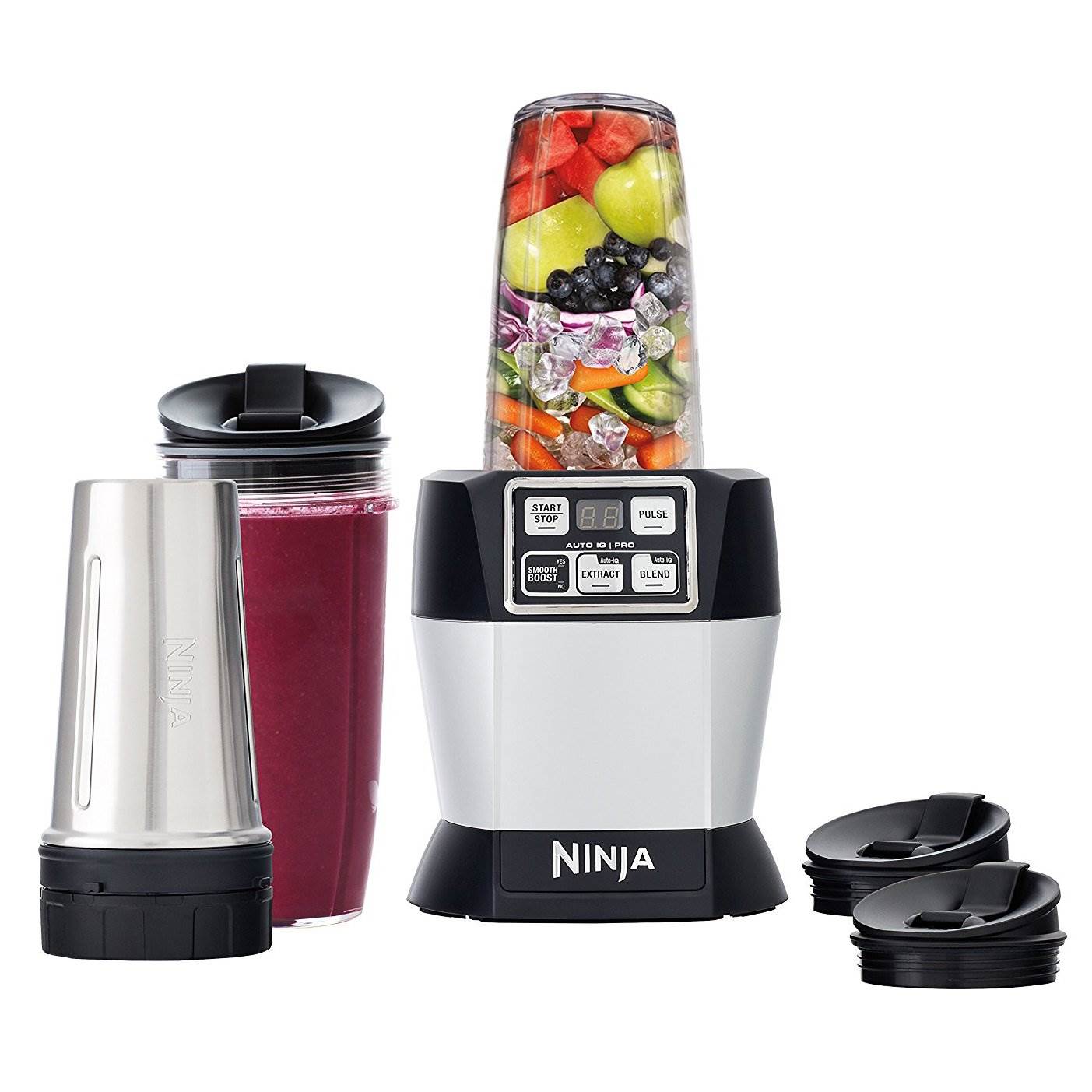 Nutri Ninja Auto iQ Complete Blender System & Nutritional Goodness Cook Book
