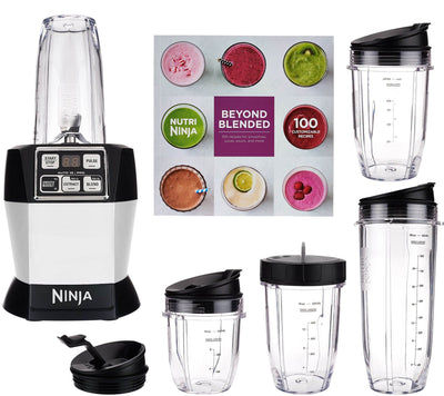Nutri Ninja Auto iQ Pro Complete Blender Set & Nutritional Goodness Cook Book