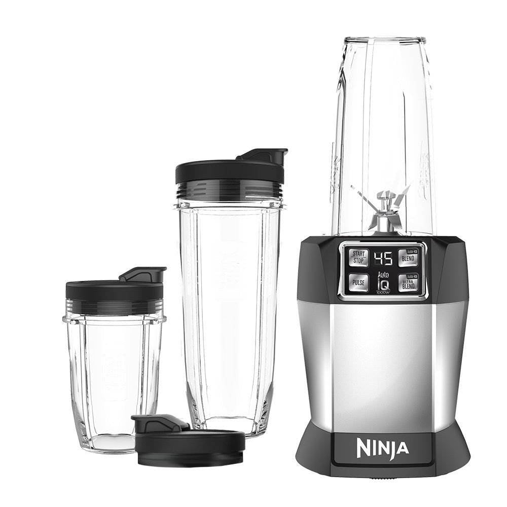 Nutri Ninja Auto iQ Pro Complete Table Top Blender Set & Nutritional Cook Books