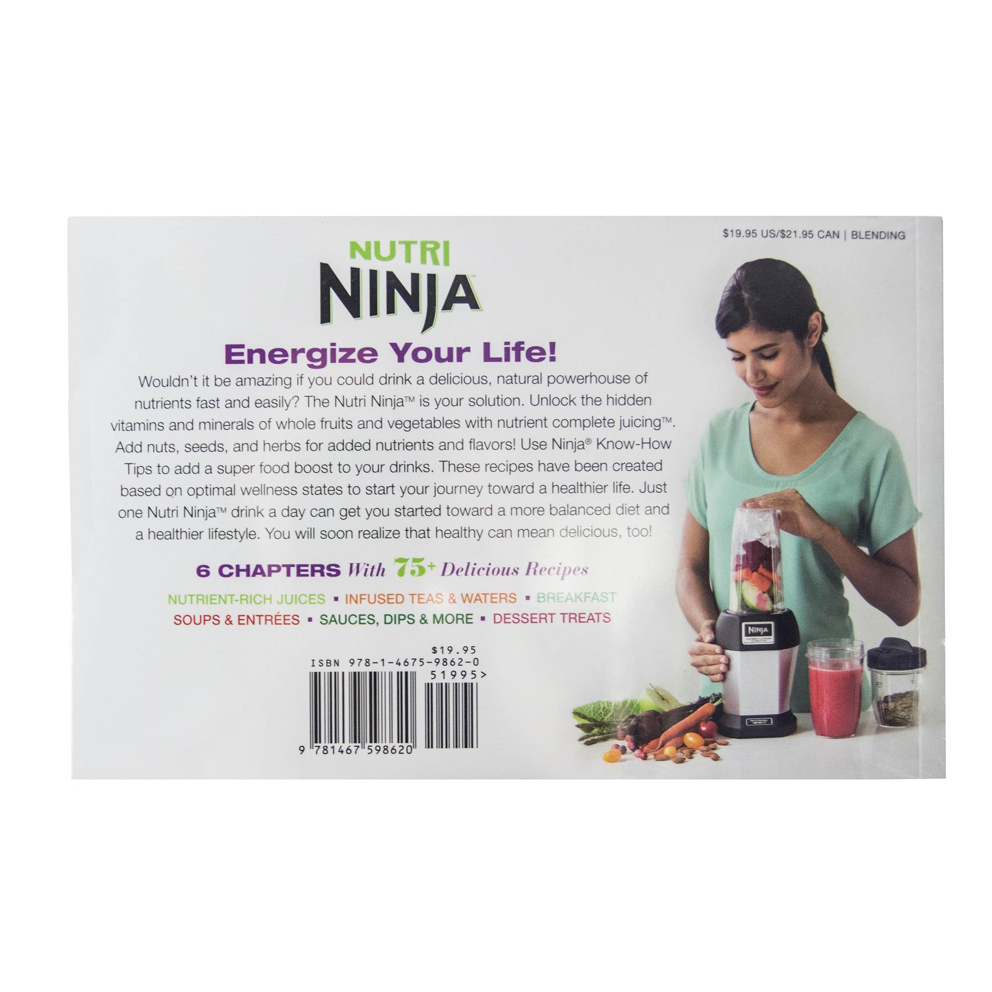 Nutri Ninja Auto iQ Pro Complete Table Top Blender Set & Nutritional Cook Books
