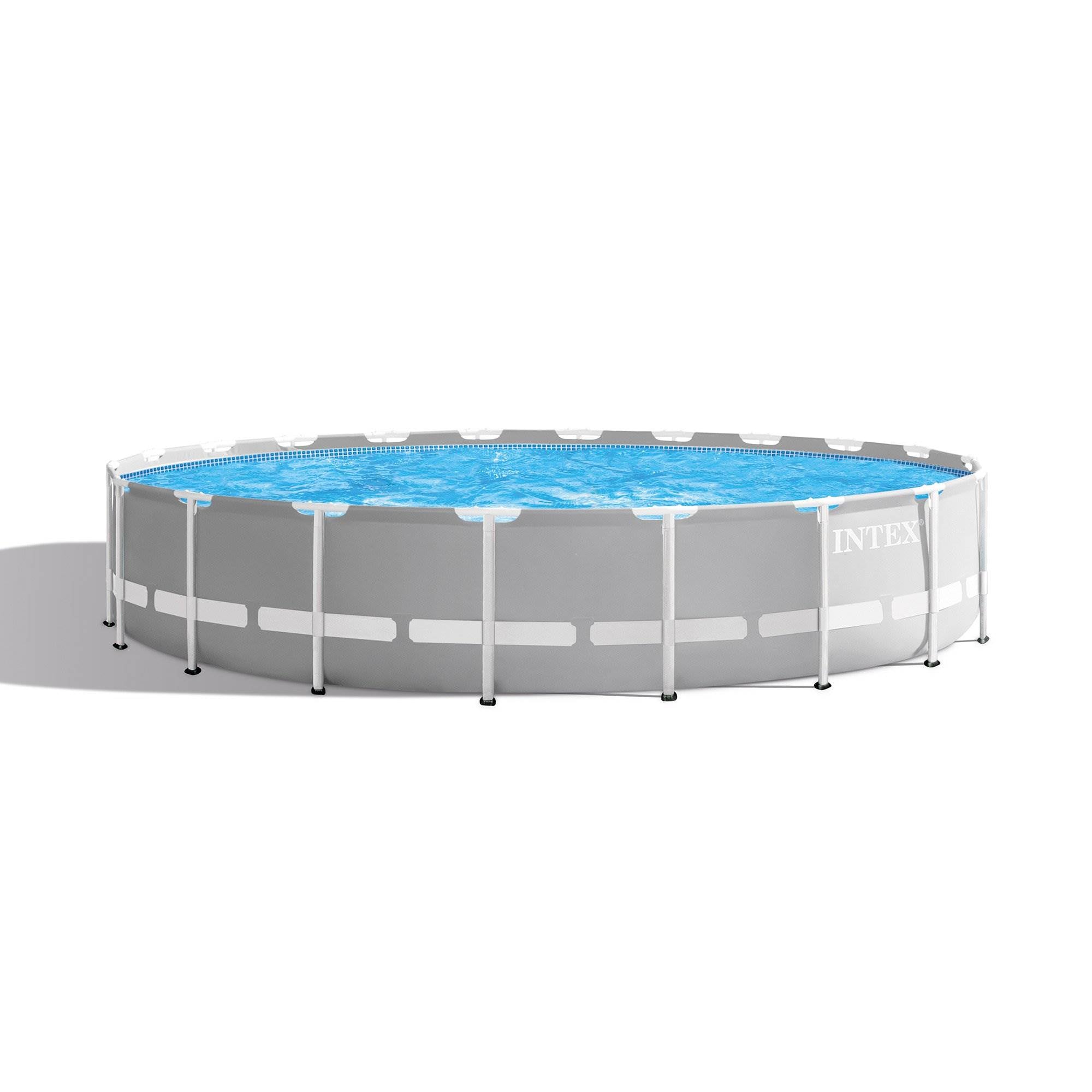 Intex 20ft x 52in Prism Frame Above Ground Swimming Pool w/ Pump & Chlorine Tabs