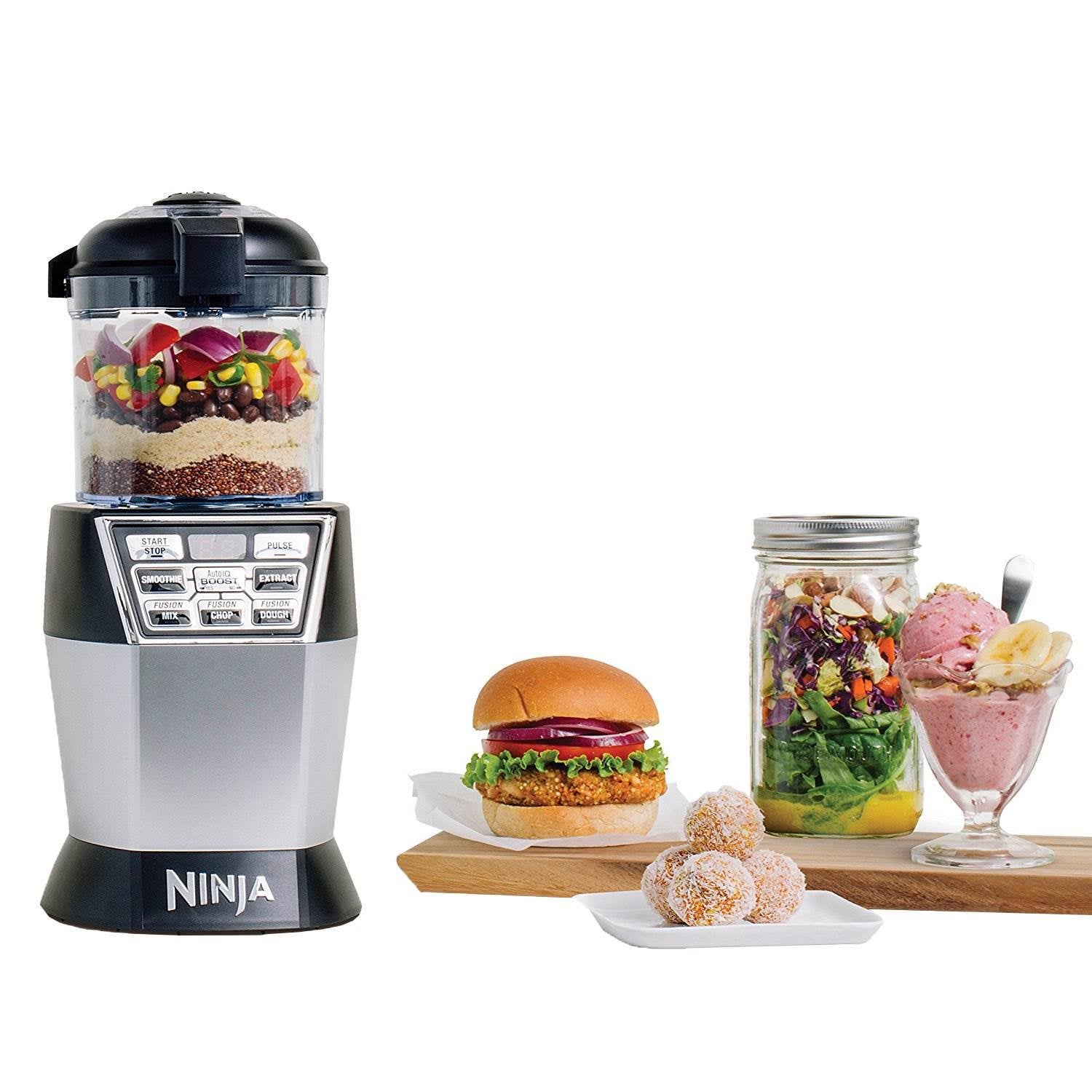 Ninja Nutri Ninja Nutri Bowl Duo Auto-IQ Blender with 2 Cups & 100 Recipe Book