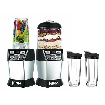 Ninja Nutri Ninja Nutri Bowl Duo Auto-IQ Blender with 2 Cups & 100 Recipe Book