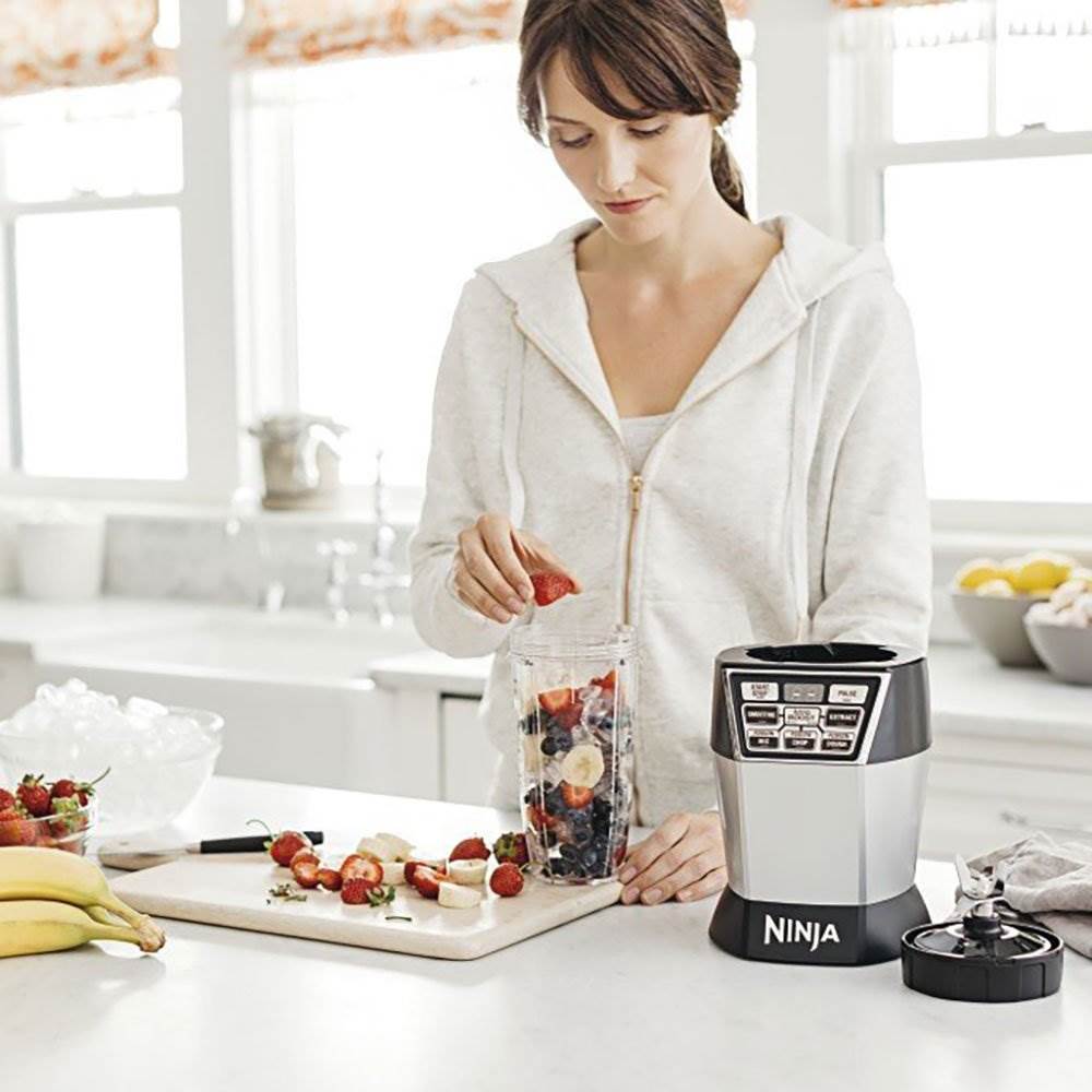Ninja Nutri Ninja Nutri Bowl Duo Auto-IQ Blender with 2 Cups & 100 Recipe Book