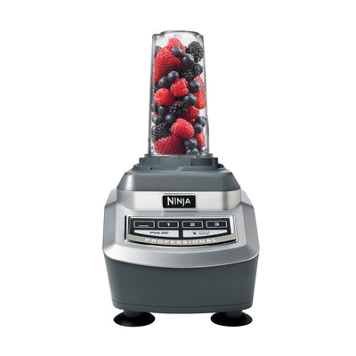 Ninja Professional 1100 Watt Blender with 2 Single Serve Cups & 100 Recipe Book - VMInnovations