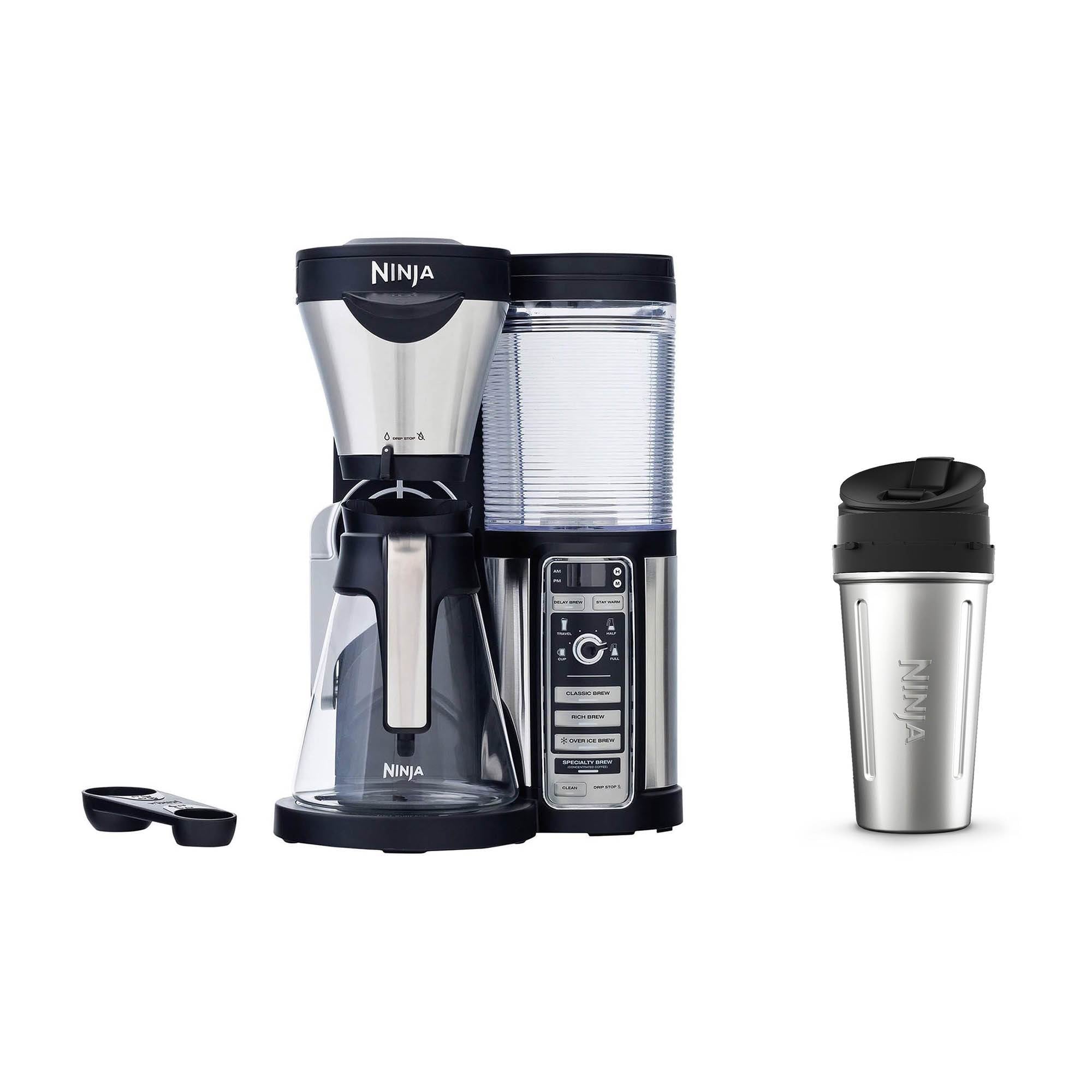 Ninja Coffee Bar Machine Maker with 43 Oz Glass Carafe & 24 Oz Nutri Ninja Cup
