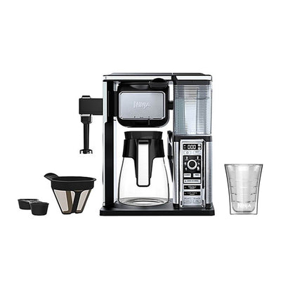 Ninja Coffee Bar Brewer Carafe System with Built-In Frother & 14 OzInsulated Cup