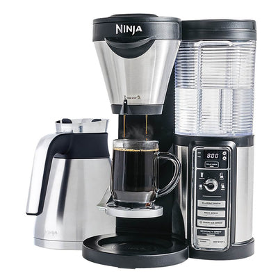 Ninja Coffee Bar with Stainless Steel Carafe & 14 Ounce Plastic Insulated Cup