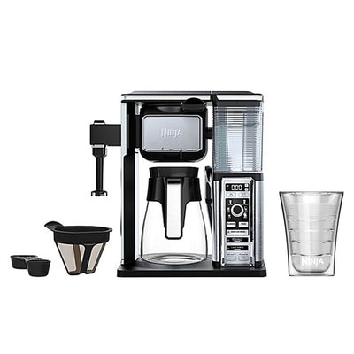 Ninja Coffee Bar Glass Carafe System with Built-In Frother & 14 Oz Insulated Cup