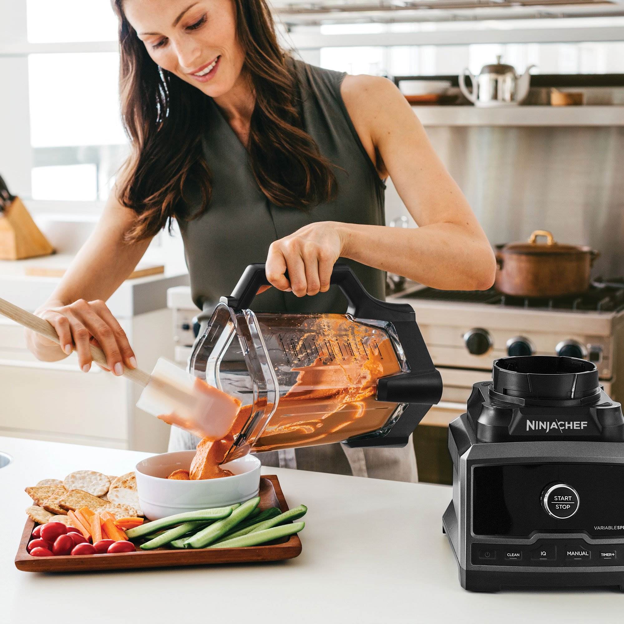 Ninja Chef High Speed Blender and To-Go Tumbler & Healthy Drink Recipe Handbook