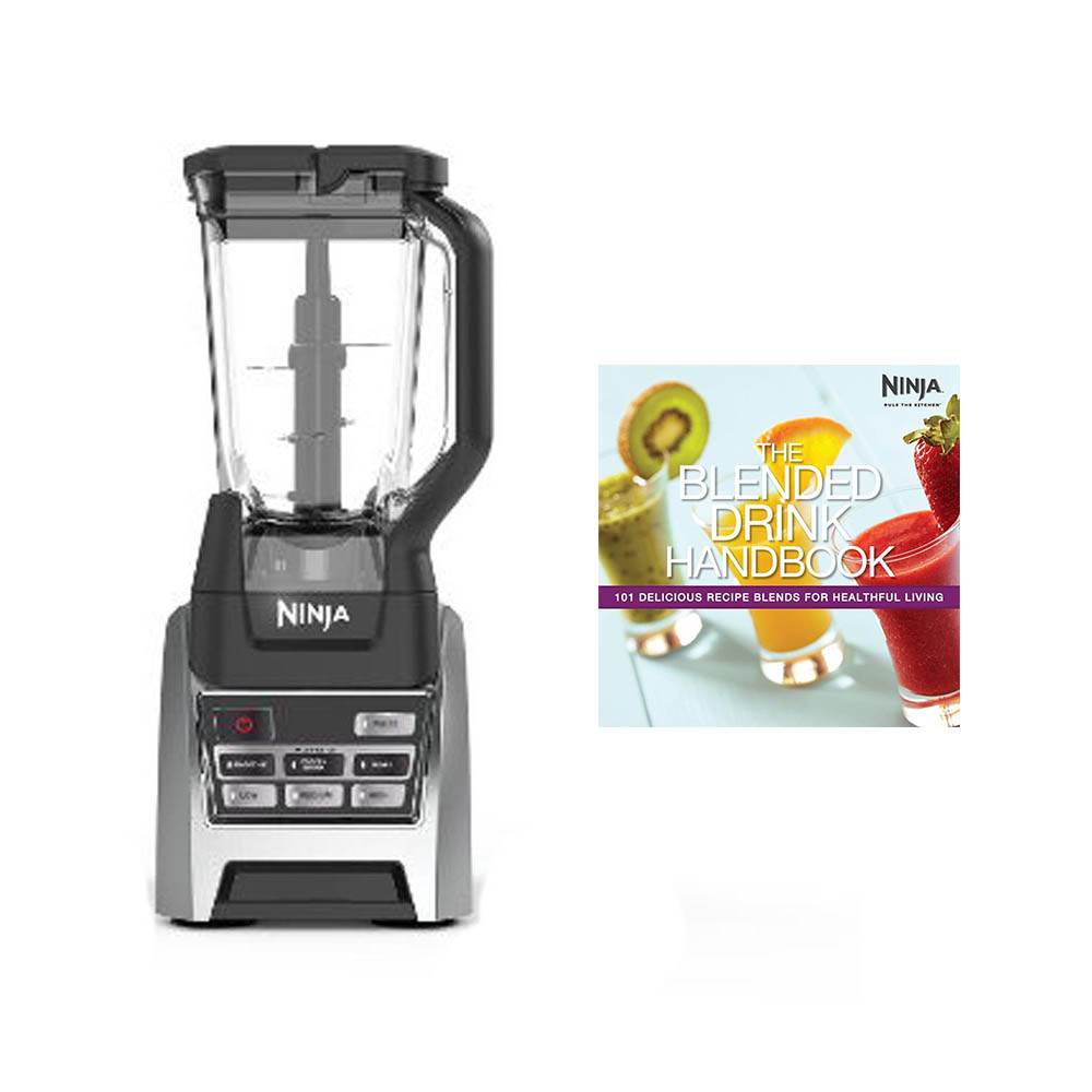 Ninja Professional 72-Ounce Auto-iQ Blender 1200 & Healthy Drink Recipe Handbook
