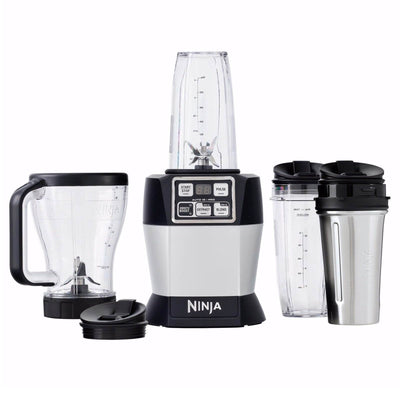 Nutri Ninja Auto iQ Pro Complete Blender System & Ninja 100 Recipe Smoothie Book - VMInnovations
